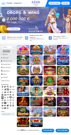 l'application et interface Casinostars