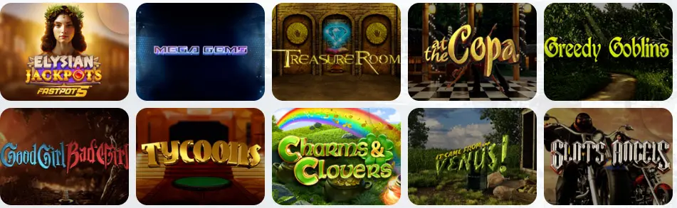Les Jackpots au Casinostars
